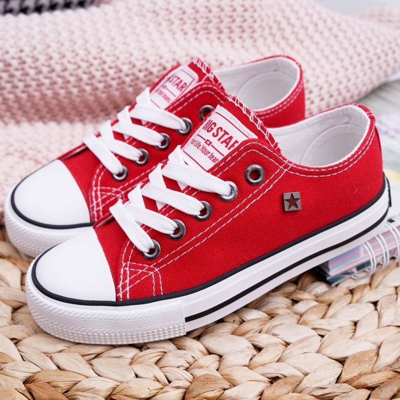 Zapatillas para niños Big Star Red FF374201 rojo rojo 1