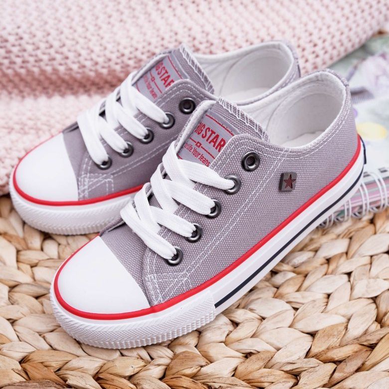 Zapatillas para niños Big Star Grey FF374205 gris 1