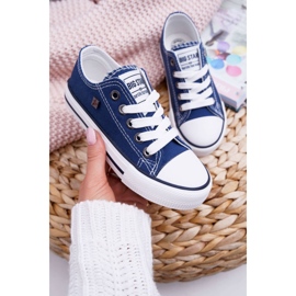 Zapatillas para niños Big Star Azul marino FF374202 4
