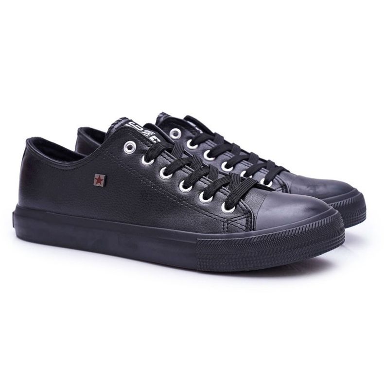 Zapatillas de Hombre Low Big Star Black V174345 negro 1 Zapatillas de Hombre Low Big Star Black V174345 negro 1
