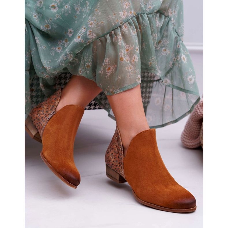 Botas Planas Mujer Maciejka Spring Leather Red 04091-49 marrón 2 Botas Planas Mujer Maciejka Spring Leather Red 04091-49 marrón 2