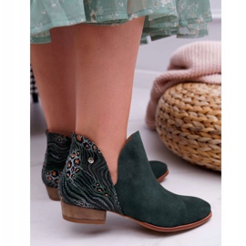 Botas Planas Mujer Maciejka Spring Leather Verde 04091-19 3