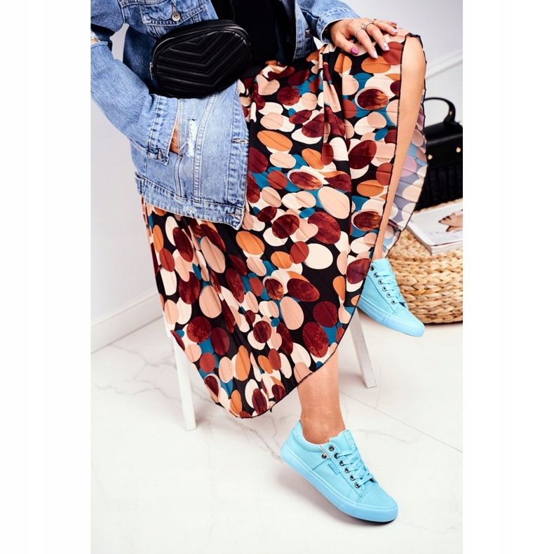 Zapatillas de mujer Big Star Turquesa AA274512 verde 2