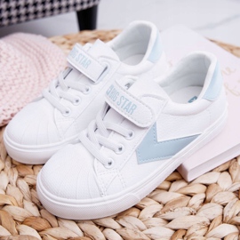 Zapatillas Infantiles Niños Big Star Con Velcro Blanco FF374120 1