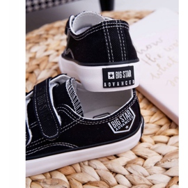 Zapatos Infantiles Zapatillas Big Star Con Velcro Negro FF374062 2
