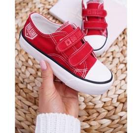 Zapatillas Infantiles Big Star Con Velcro Rojo FF374063 4