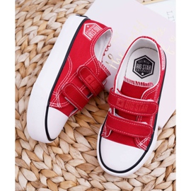 Zapatillas Infantiles Big Star Con Velcro Rojo FF374063 2