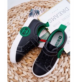 Zapatos Infantiles Zapatillas Big Star Con Velcro Negro FF374087 2