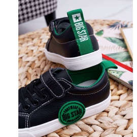 Zapatos Infantiles Zapatillas Big Star Con Velcro Negro FF374087 3