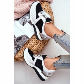 Zapatillas Deportivas Mujer Piel Zapatillas Nicole 2468 Besty blanco negro 6