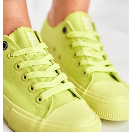 Zapatillas de mujer Big Star Lime AA274012 amarillo 6