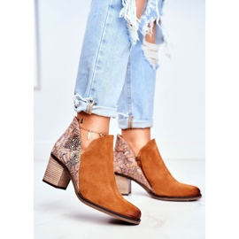 Botas De Mujer Con Tacón Maciejka Primavera Cuero Rojo 04492-29 marrón 1 Botas De Mujer Con Tacón Maciejka Primavera Cuero Rojo 04492-29 marrón 1