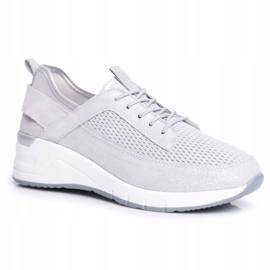 EVE Zapatillas Deportivas Mujer Piel Plata Love Me gris 7