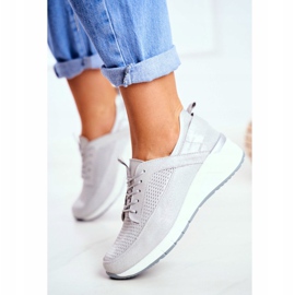 EVE Zapatillas Deportivas Mujer Piel Plata Love Me gris 3