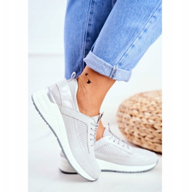 EVE Zapatillas Deportivas Mujer Piel Plata Love Me gris 5