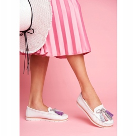 EVE Mocasines Mujer Piel Blanco Bebbo 6