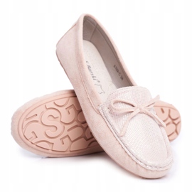 Mocasines Mujer Ante S.Barski A199 Beige Wannabe 5