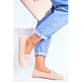 Mocasines Mujer Ante S.Barski A199 Beige Wannabe 3