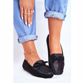 Mocasines Mujer Suede S.Barski A199 Black Wannabe negro 2