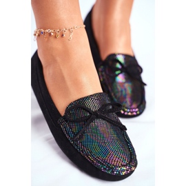 Mocasines Mujer Suede S.Barski A199 Black Wannabe negro 5