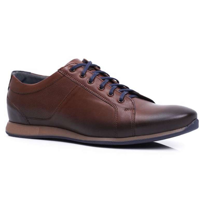 Zapatos Brogues Hombre Casual Nikopol Cuero Marrón 1730 1