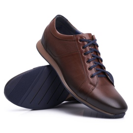 Zapatos Brogues Hombre Casual Nikopol Cuero Marrón 1730 3