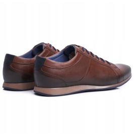 Zapatos Brogues Hombre Casual Nikopol Cuero Marrón 1730 2