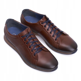 Zapatos Brogues Hombre Casual Nikopol Cuero Marrón 1730 5