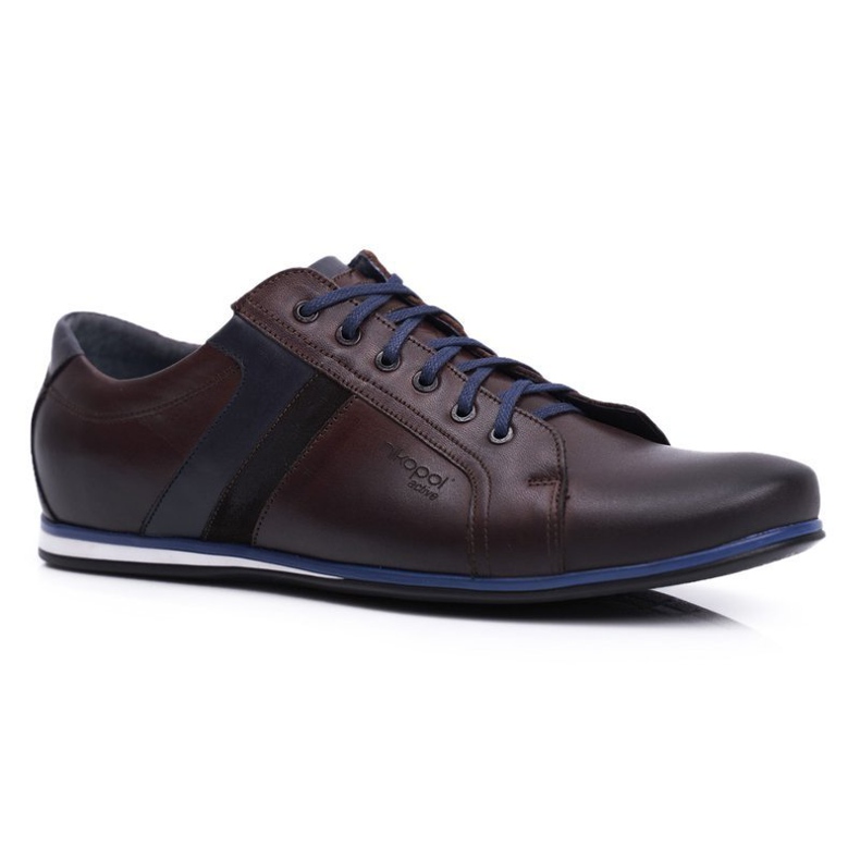 Zapatos Brogues Hombre Casual Nikopol Cuero Marrón 1721 1