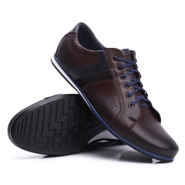 Zapatos Brogues Hombre Casual Nikopol Cuero Marrón 1721 3