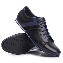 Zapatos Brogues Hombre Casual Nikopol Cuero Negro 1721 3
