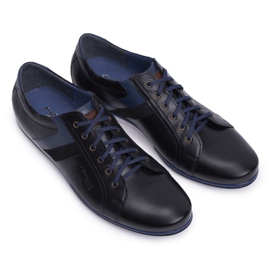 Zapatos Brogues Hombre Casual Nikopol Cuero Negro 1721 5
