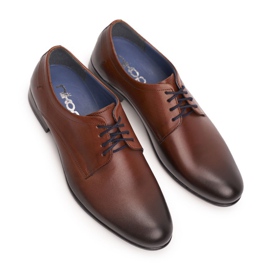 Zapatos Brogues Hombre Casual Nikopol Cuero Marrón 1738 5