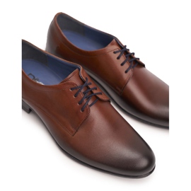 Zapatos Brogues Hombre Casual Nikopol Cuero Marrón 1738 4