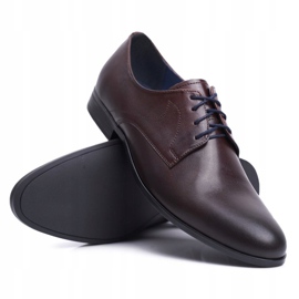 Zapatos Brogues Hombre Casual Nikopol Cuero Marrón 1735 3