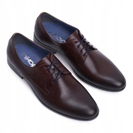 Zapatos Brogues Hombre Casual Nikopol Cuero Marrón 1735 5