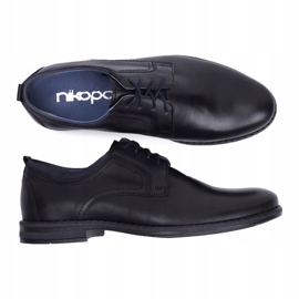 Zapatos Brogues para Hombre Casual Nikopol Leather Black 1726 negro 6