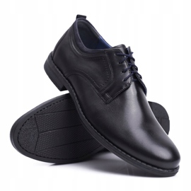 Zapatos Brogues para Hombre Casual Nikopol Leather Black 1726 negro 2