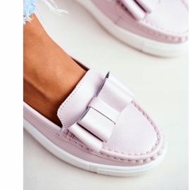 S.Barski Mocasines de Mujer en Piel Rosa Lovren rosado 1 S.Barski Mocasines de Mujer en Piel Rosa Lovren rosado 1