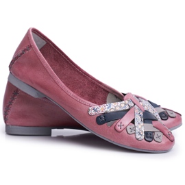 Bailarinas Mujer Maciejka Leather Pink 01358 rosado 5
