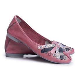 Bailarinas Mujer Maciejka Leather Pink 01358 rosado 4