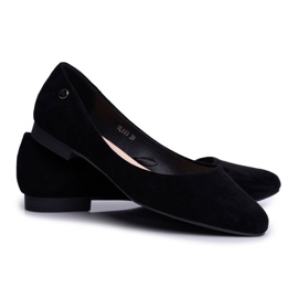Bailarinas Mujer Suede Sergio Leone BL611 Black Nemsis negro 4