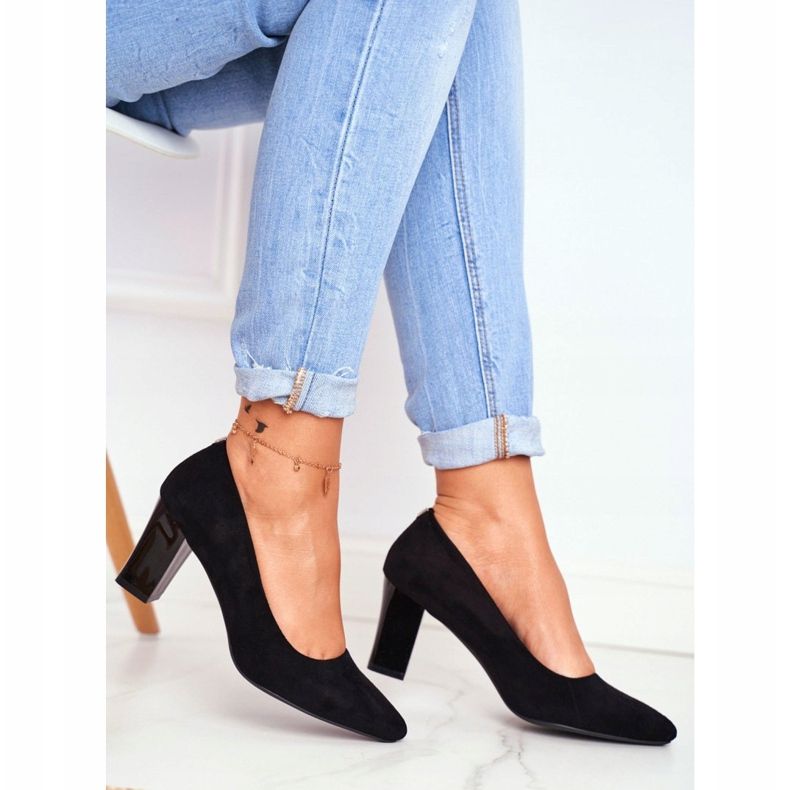 Salón Mujer Sergio Leone PB403 Suede Black Herline negro 2