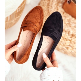 Mocasines Mujer Ante Sergio Leone MK734 Negro Nebbi 3