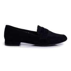 Mocasines Mujer Ante Sergio Leone MK734 Negro Nebbi 5