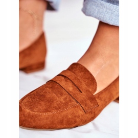 Mocasines Mujer Ante Sergio Leone MK734 Camel Nebbi marrón 2