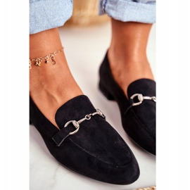 Mocasines Mujer Ante Sergio Leone MK733 Negro Febbi 3