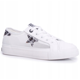 Zapatillas de mujer Big Star White FF274487 blanco 8