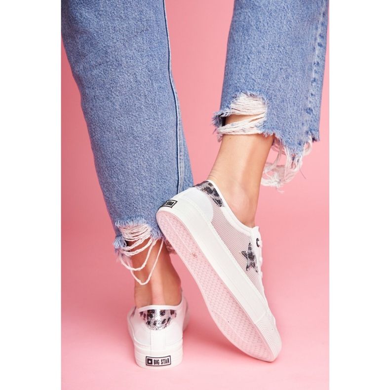 Zapatillas de mujer Big Star White FF274487 blanco 2