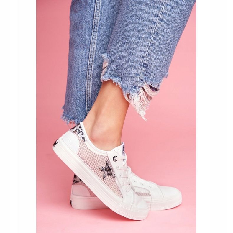 Zapatillas de mujer Big Star White FF274487 blanco 1